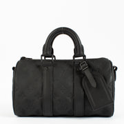 Shop 100% authentic second hand Louis Vuitton Black Keepall 25 on Labellov.com