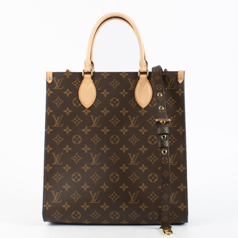 Authentic Second Hand Louis Vuitton Monogram Sac Plat Crossbody Bag on Labellov.com