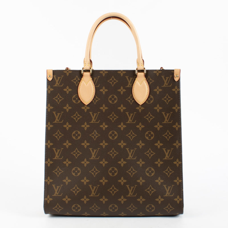 Authentic Second Hand Louis Vuitton Monogram Sac Plat Crossbody Bag on Labellov.com
