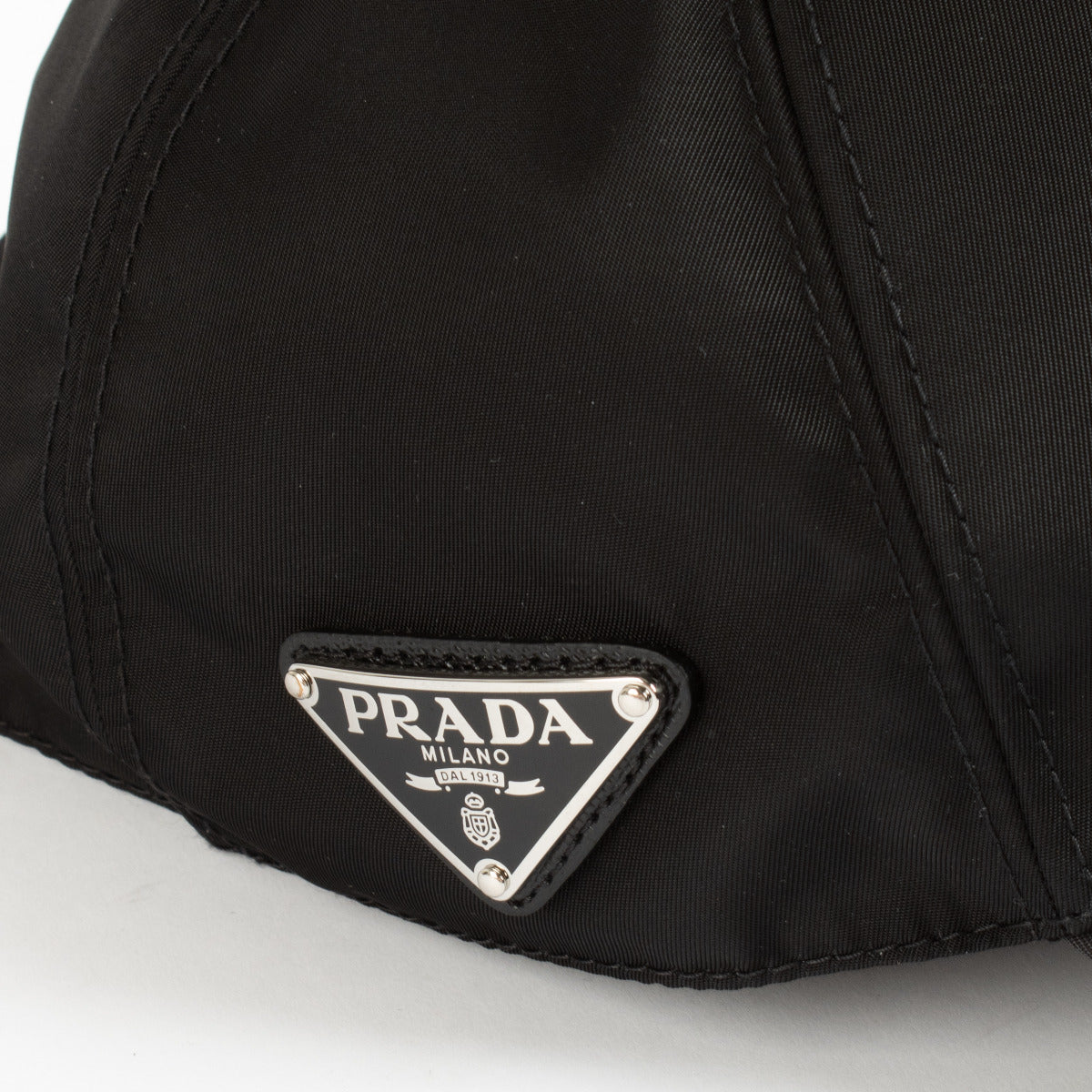 Prada Black Nylon Cap