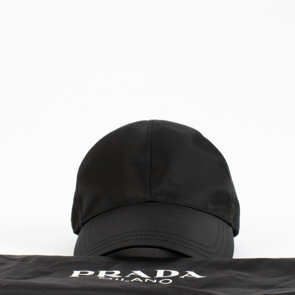 Prada Black Nylon Cap