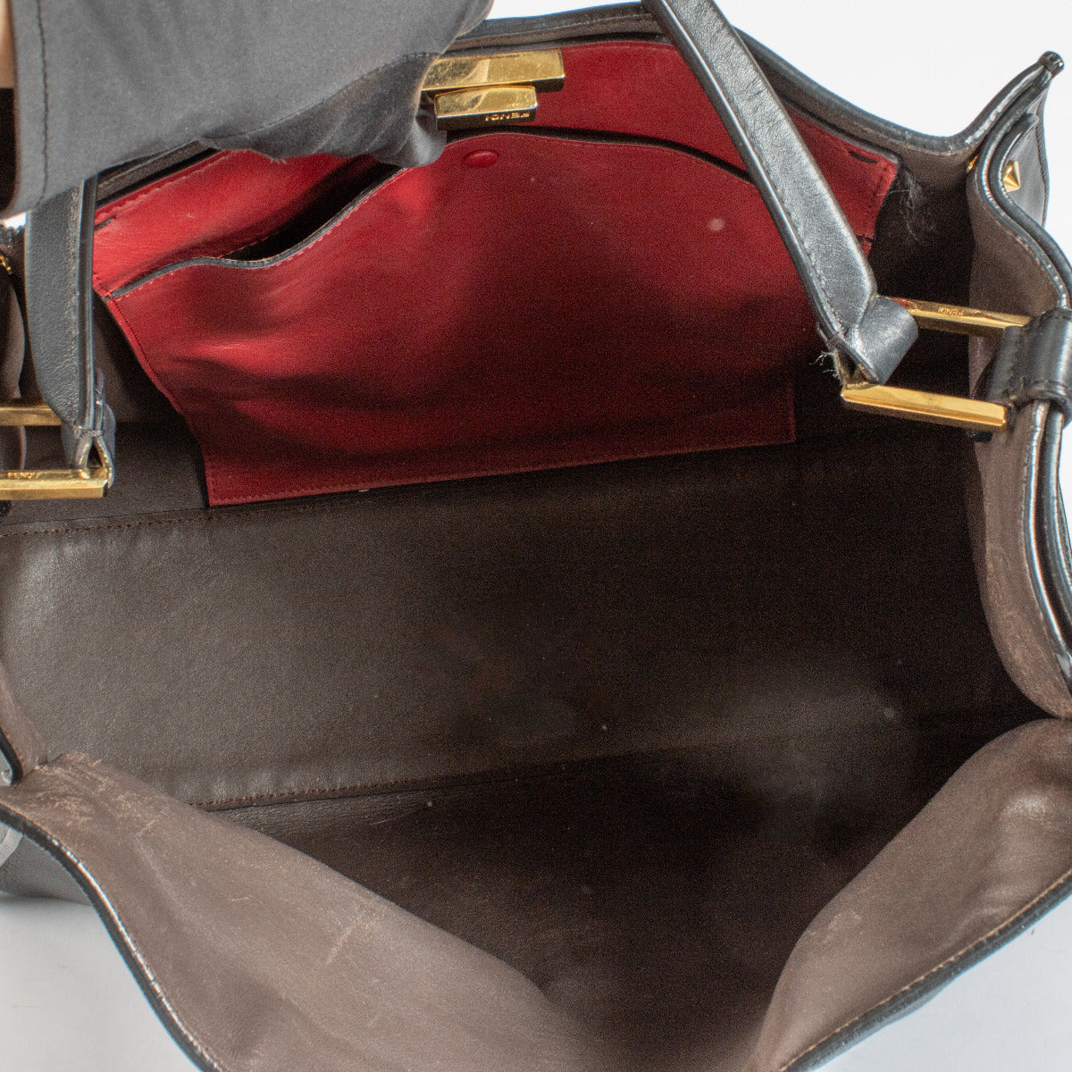 Sac Peekaboo X-Lite grand format noir Fendi