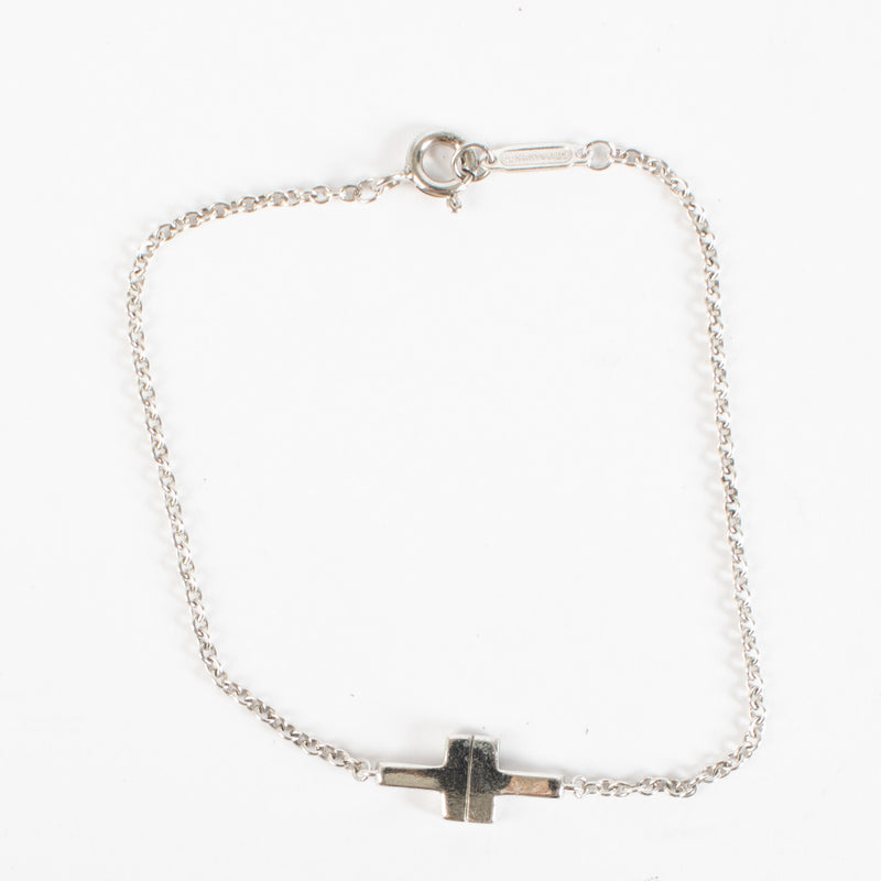 Tiffany & Co. Silver Sterl T Bracelet