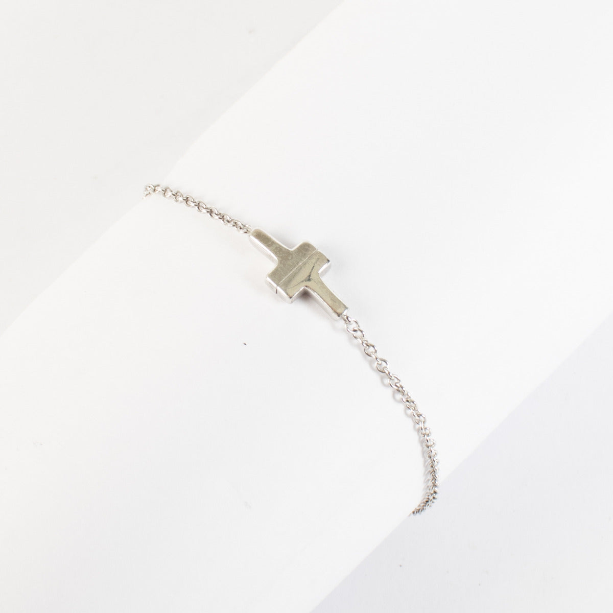 Tiffany & Co. Silver Sterl T Bracelet
