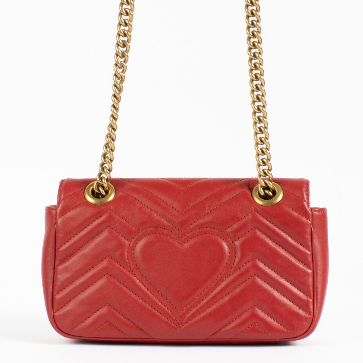 Sac Gucci GG Marmont petit modèle rouge