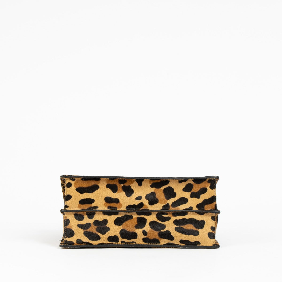Sac à main Miu Miu en poulain imprimé léopard