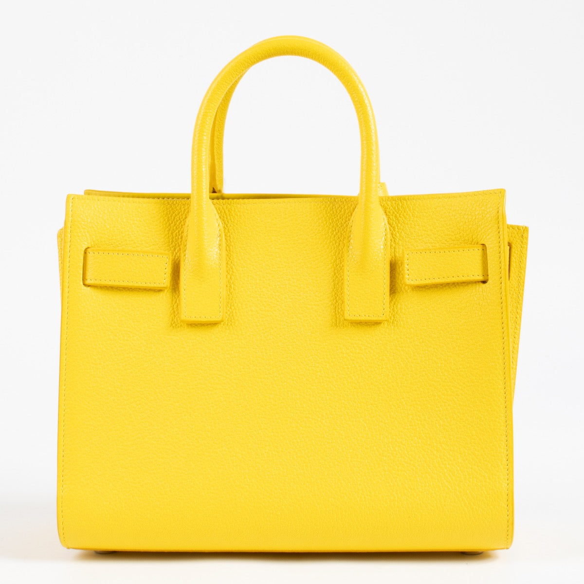 Sac Nano Sac de Jour jaune Saint Laurent
