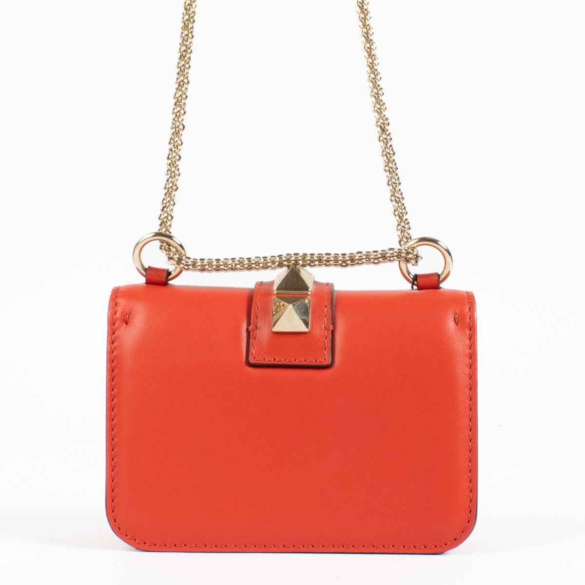 Sac Glam Lock petit format rouge Valentino Garavani