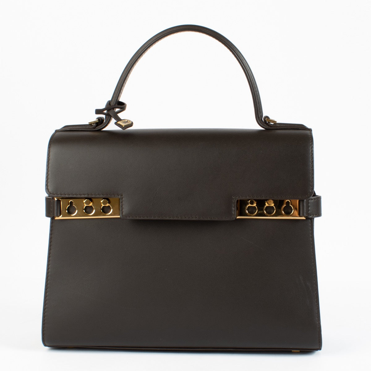 Delvaux Ebene Calf Souple Tempete MM