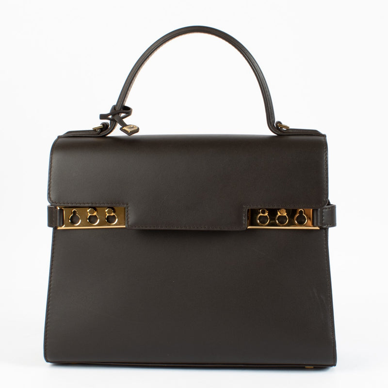 Delvaux Ebene Calf Souple Tempete MM