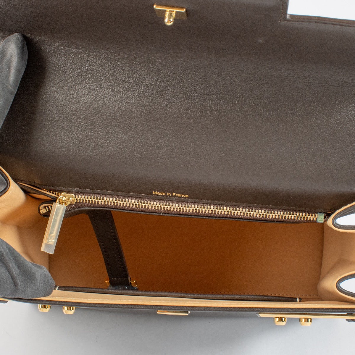 Delvaux Ebene Calf Souple Tempete MM