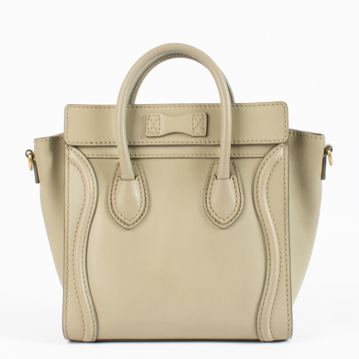 Celine Beige Nano Luggage Bag