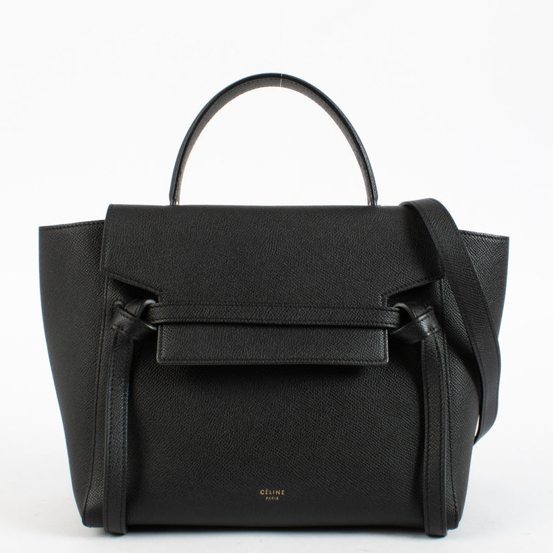 Celine Black Micro Belt Bag