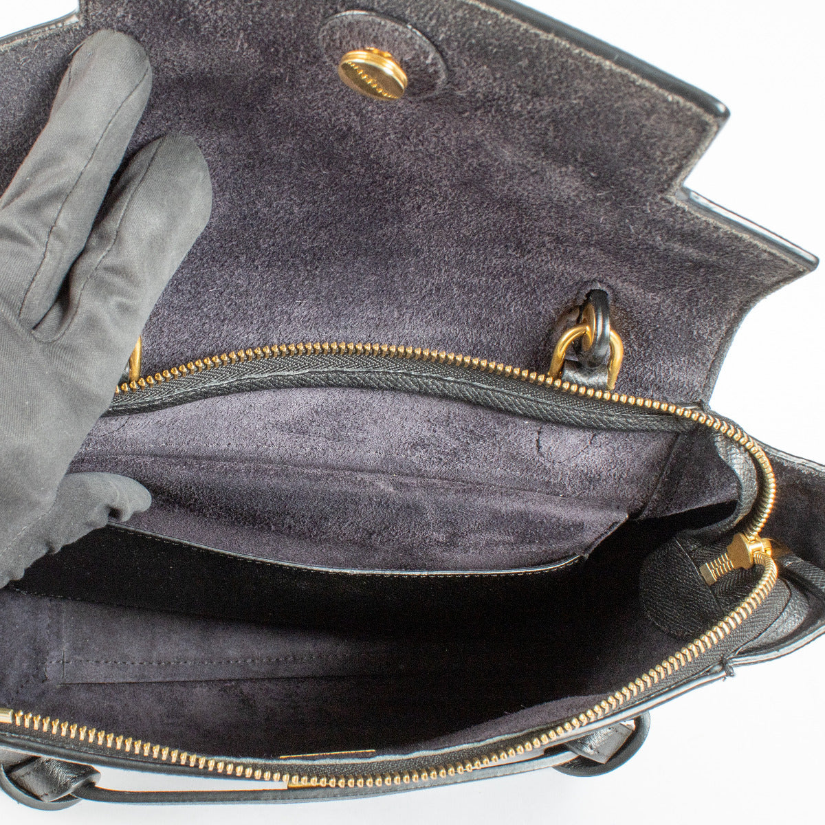 Celine Black Micro Belt Bag