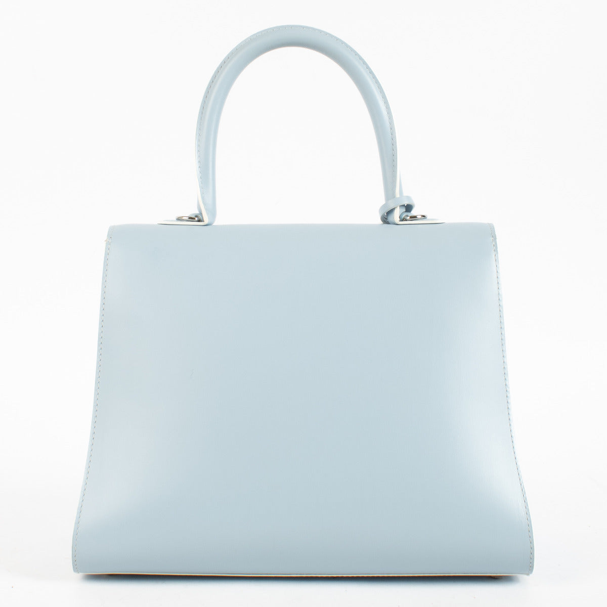 Delvaux Brillant MM Cuir de veau Box bleu layette