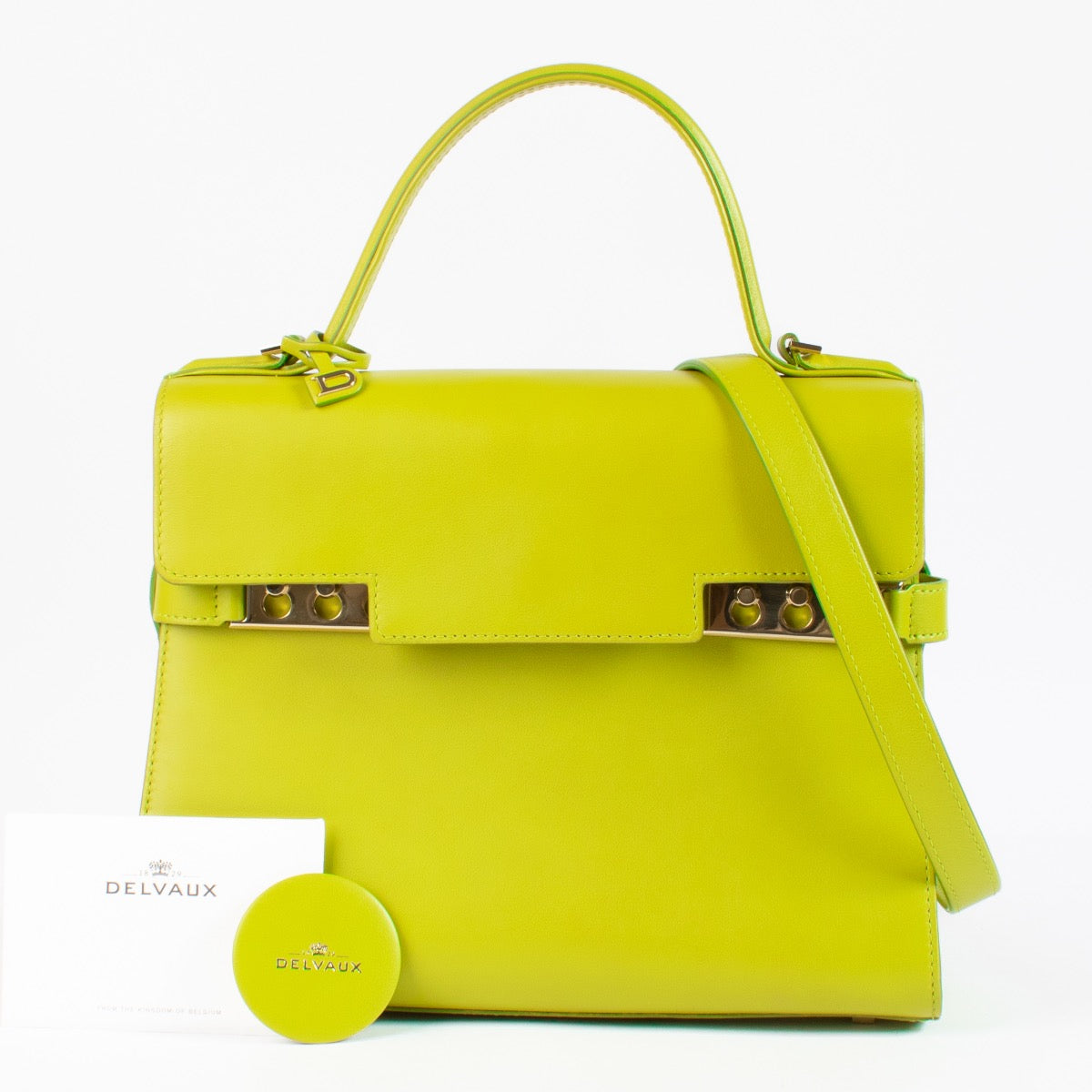 Delvaux Absinth Calf Souple Tempete MM