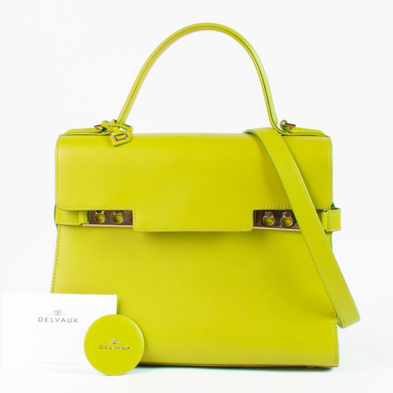 Delvaux Absinth Calf Souple Tempete MM