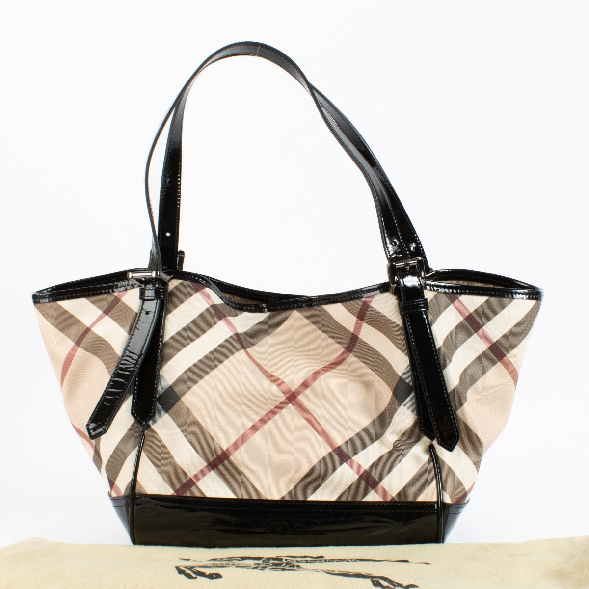 shop 100% authentic second hand Burberry Nova Check Small Tote Bag on Labellov.com