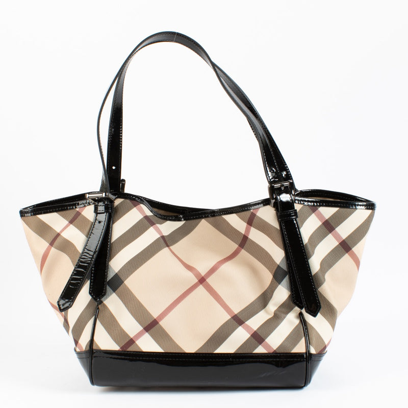 shop 100% authentic second hand Burberry Nova Check Small Tote Bag on Labellov.com