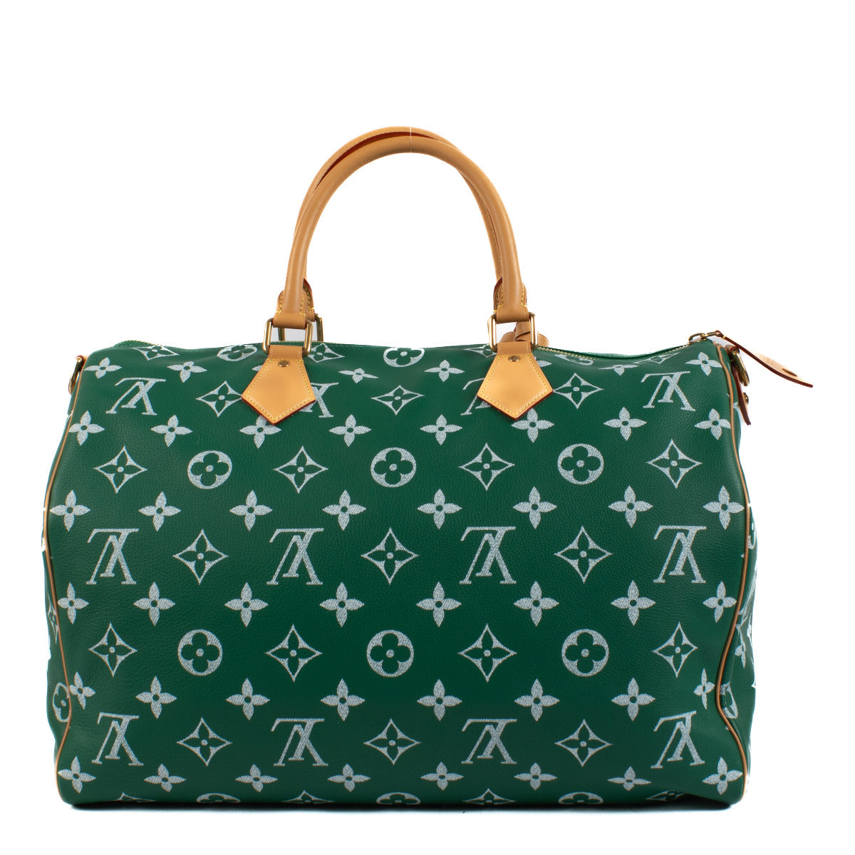 Louis Vuitton Green Limited Speedy P9 Bandoulière 50 Monogram Travel Bag