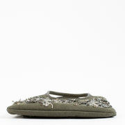 Shop 100% authentic second hand Miu Miu IVY embroidered gabardine bag Olive on Labellov.com