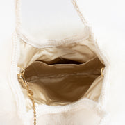 Shop 100% authentic second hand Miu Miu IVY Crochet Handbag With Feathers on Labellov.com
