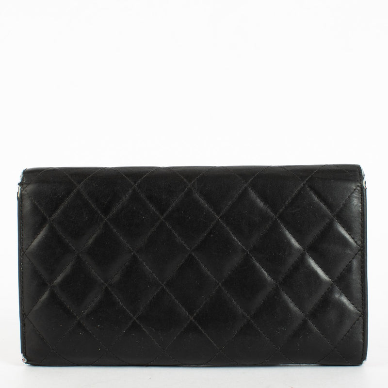 Shop 100% authentic second hand Chanel Black Ligne Cambon Wallet on Labellov.com