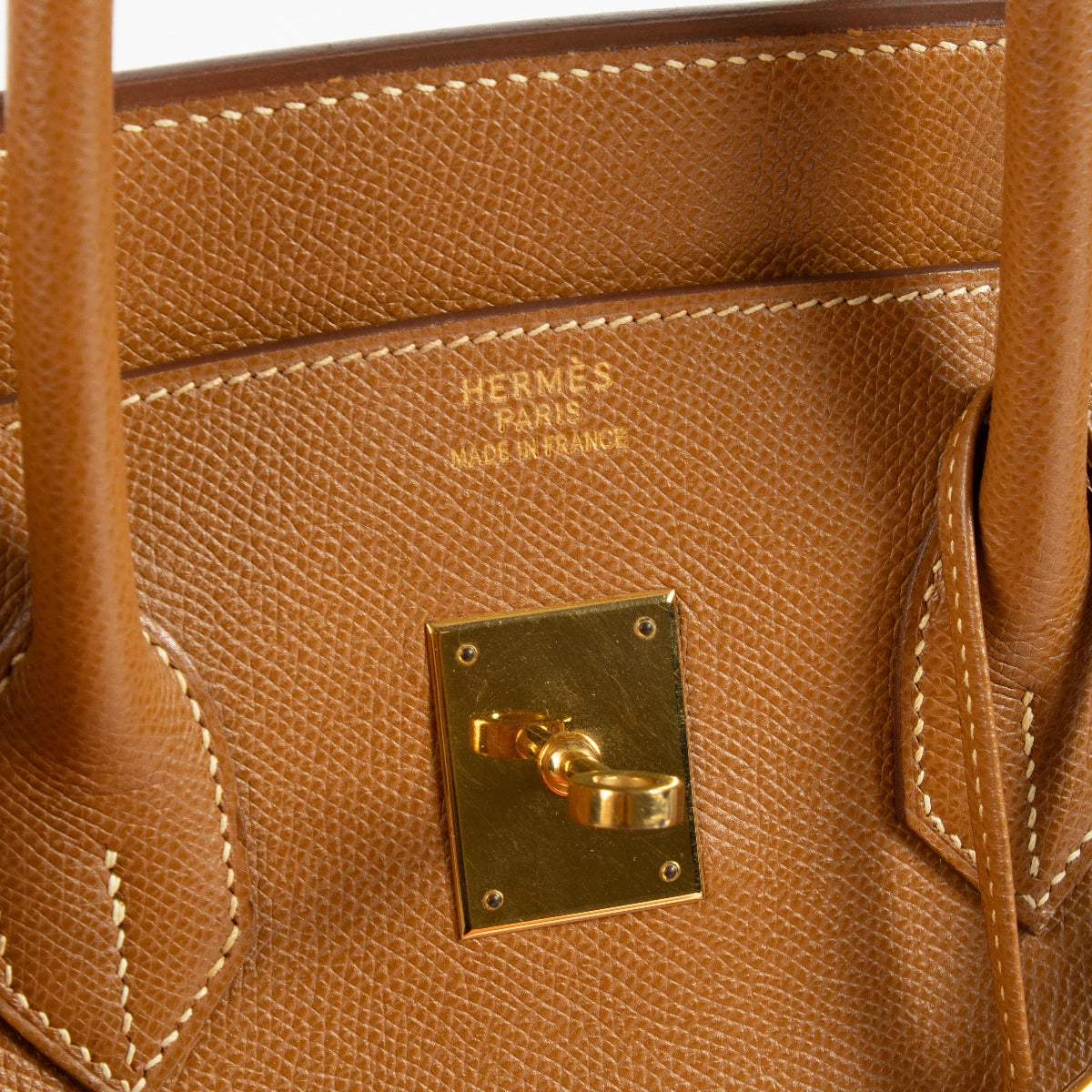 Hermès Birkin 35 Gold Courchevel GHW
