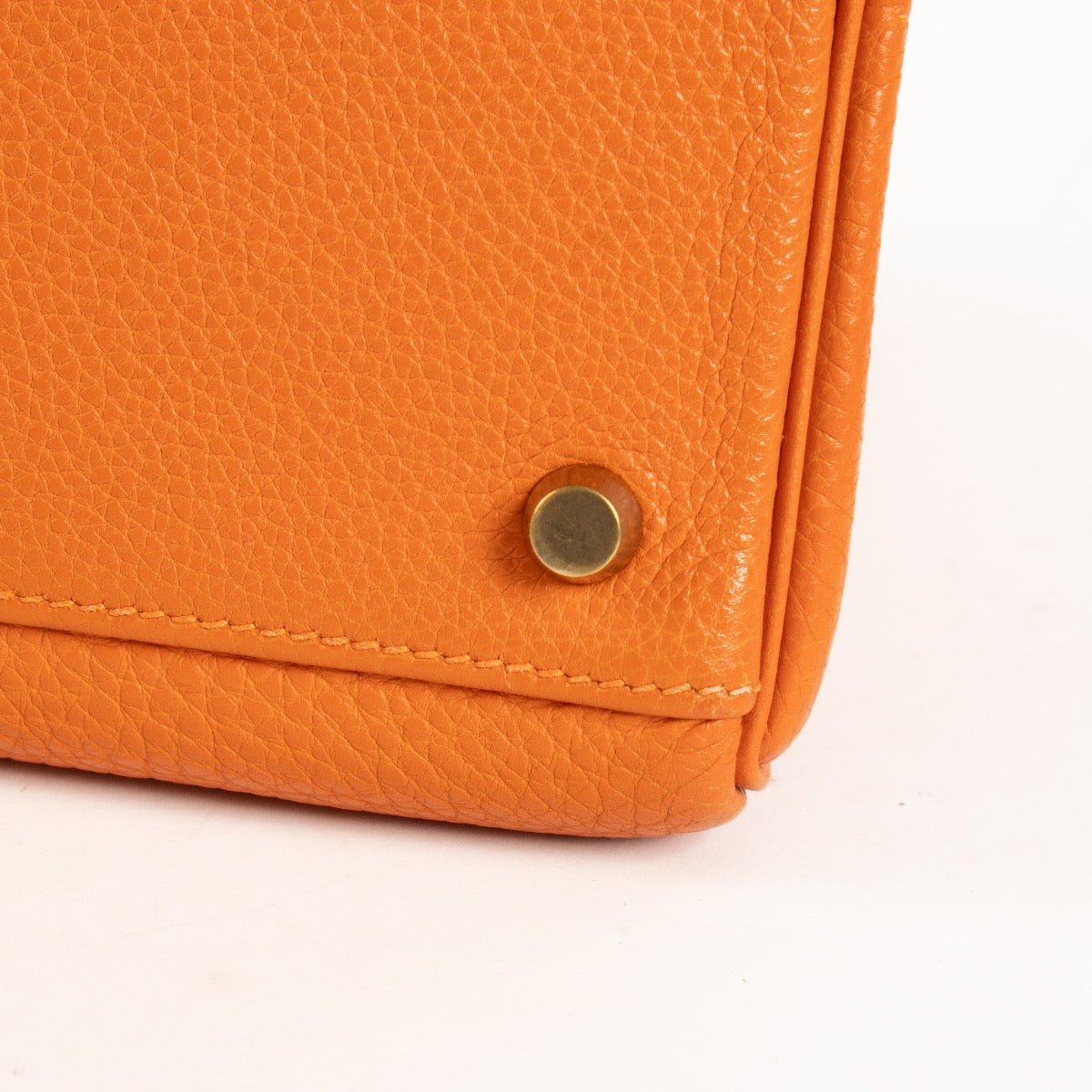Hermès Kelly 32 Orange Togo GHW