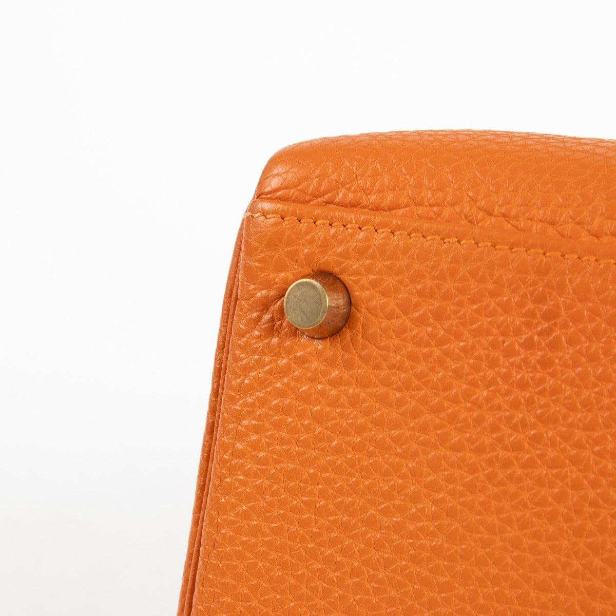 Hermès Kelly 32 Orange Togo GHW