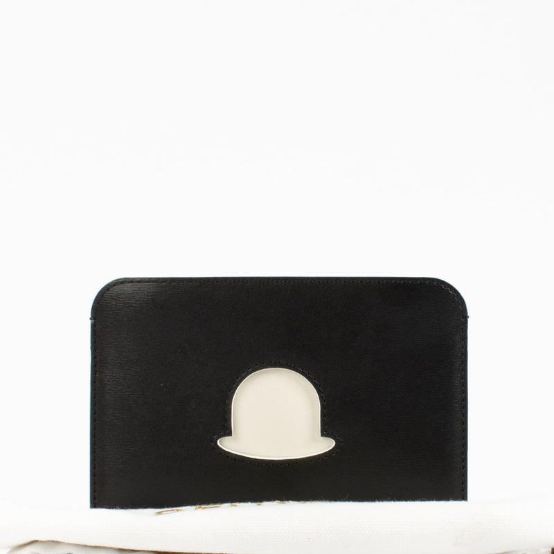 Delvaux Black Trompe L'oeil Bowler Hat Wallet