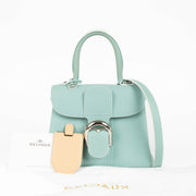 Delvaux Brillant Mini jade Rodeo calf leather top handle bag