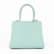 Delvaux Brillant Mini jade Rodeo calf leather top handle bag