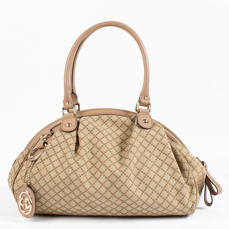 authentic preloved Gucci Brown Diamante Shoulder Bag on Labellov.com