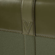 Louis Vuitton Rose des Vents MM khaki green leather handbag