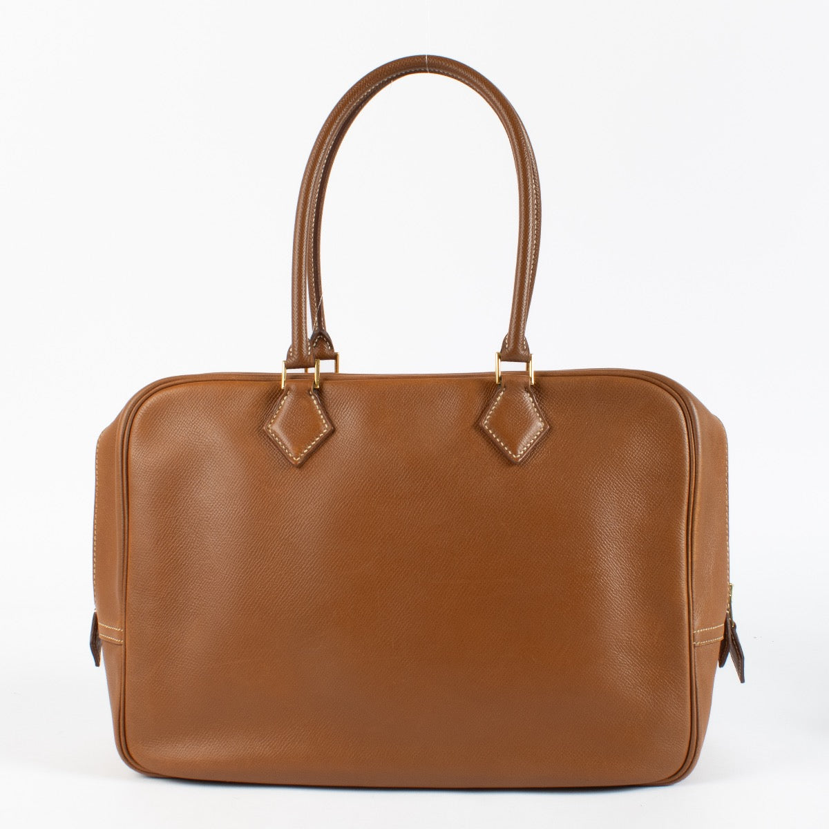 100% authentic preloved Hermès Cognac Top handle Plume on Labellov.com
