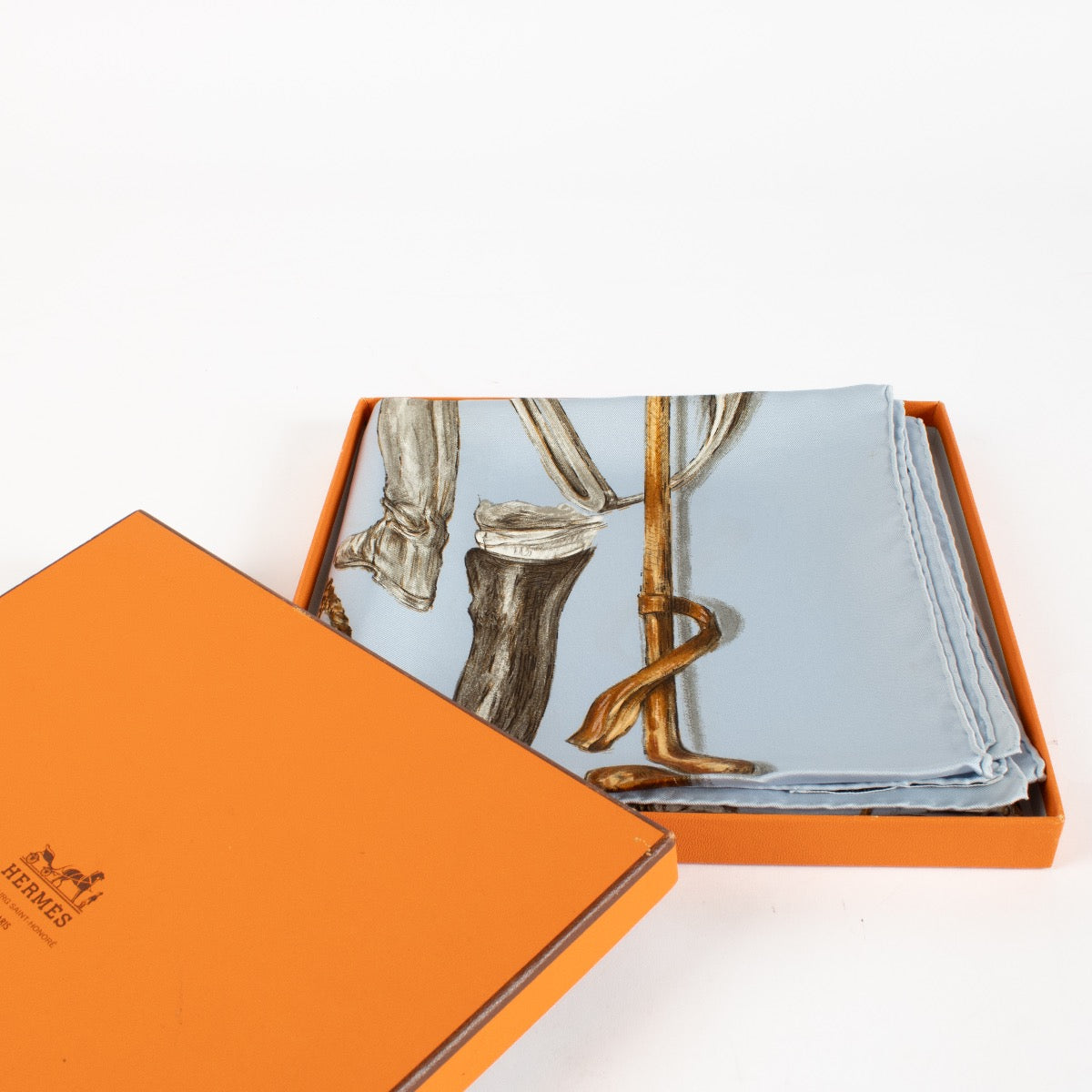 shop 100% authentic second hand Hermès Carré 90 A Propos De Bottes Silk Scarf on Labellov.com