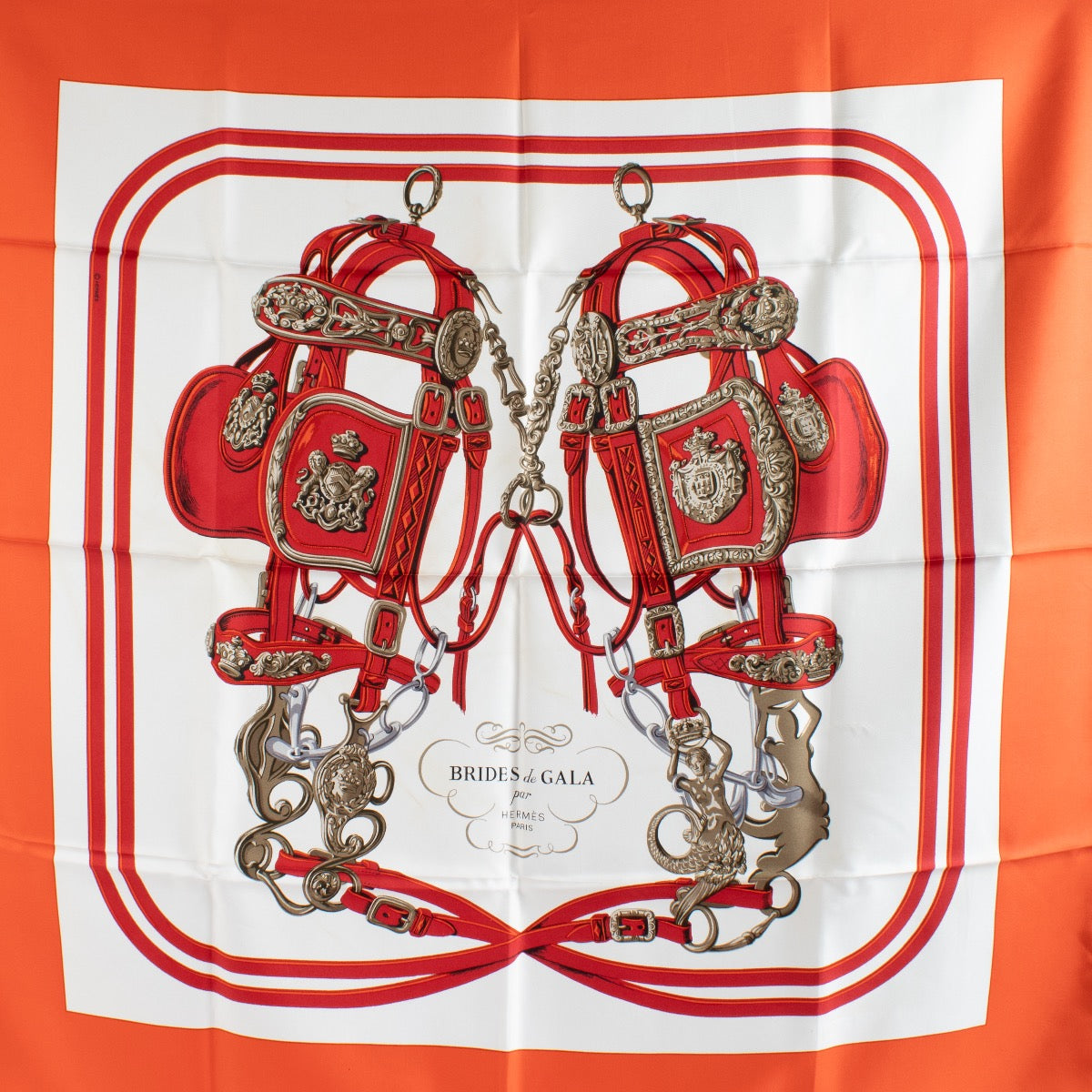 shop 100% authentic second hand Hermès Carré 90 Brides De Gala Silk Scarf on Labellov.com
