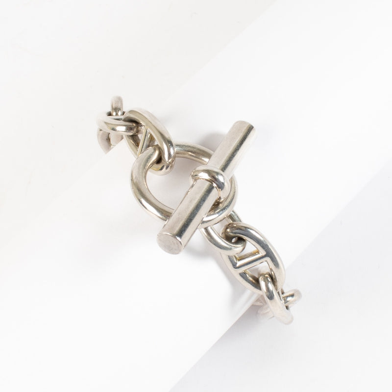 Hermès Silver Chaine d'Ancre Medium Bracelet