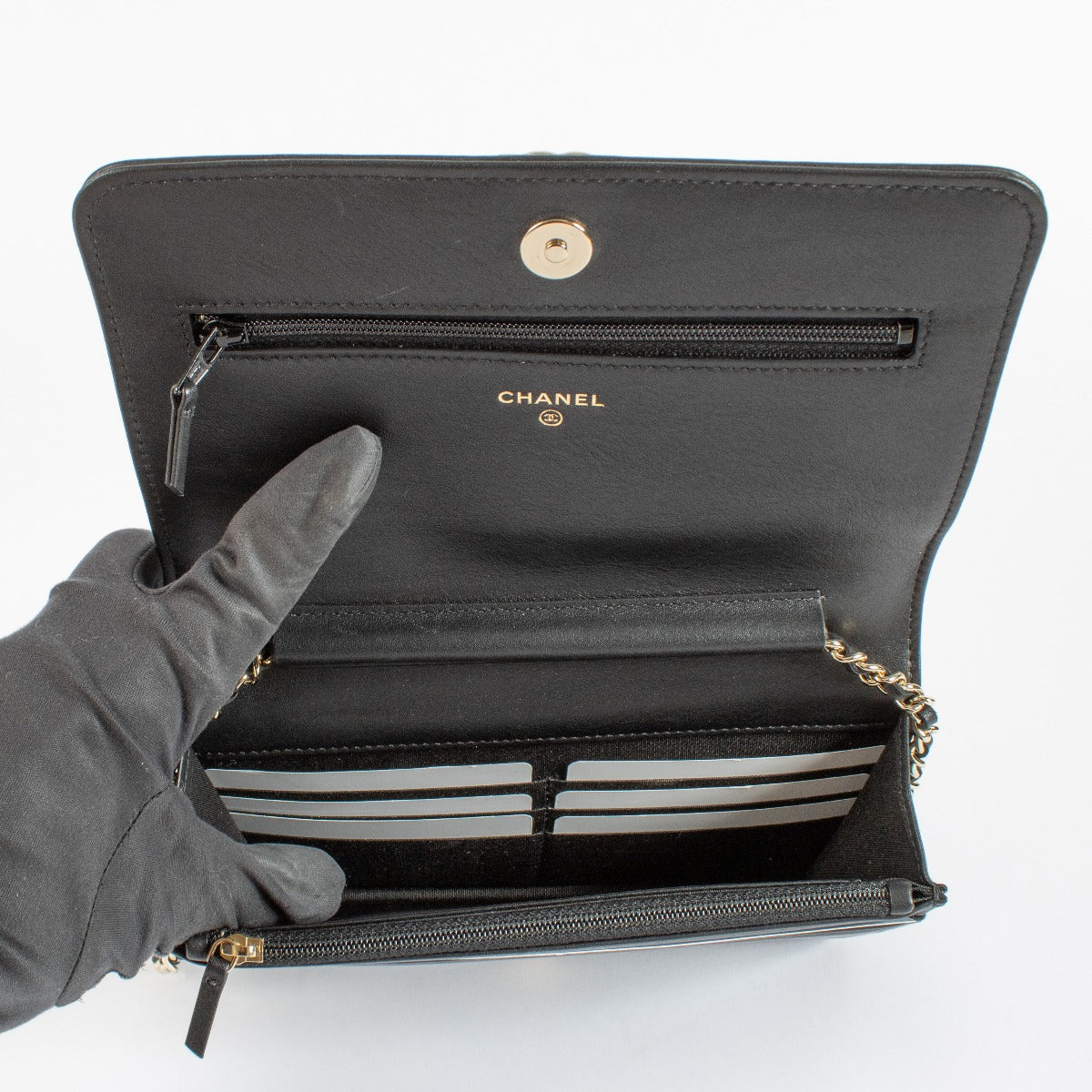 Chanel Black Boy Chanel Wallet On Chain