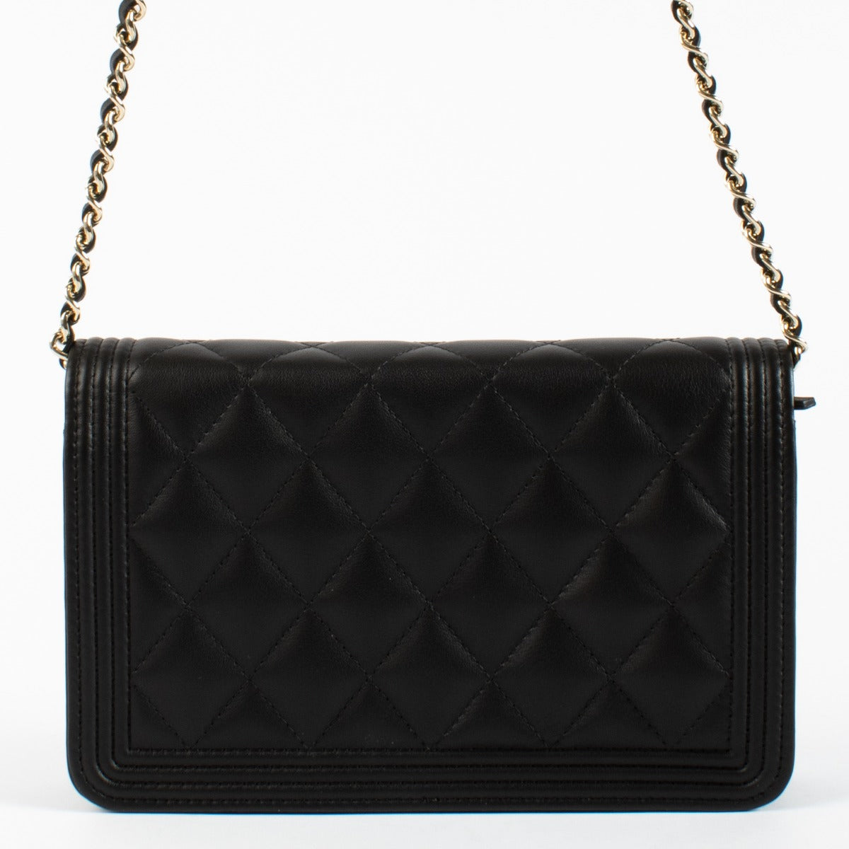Chanel Black Boy Chanel Wallet On Chain