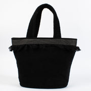 Authentic pre-loved Chanel Black CC Beach Bag with Pouch and Towel on Labellov.com