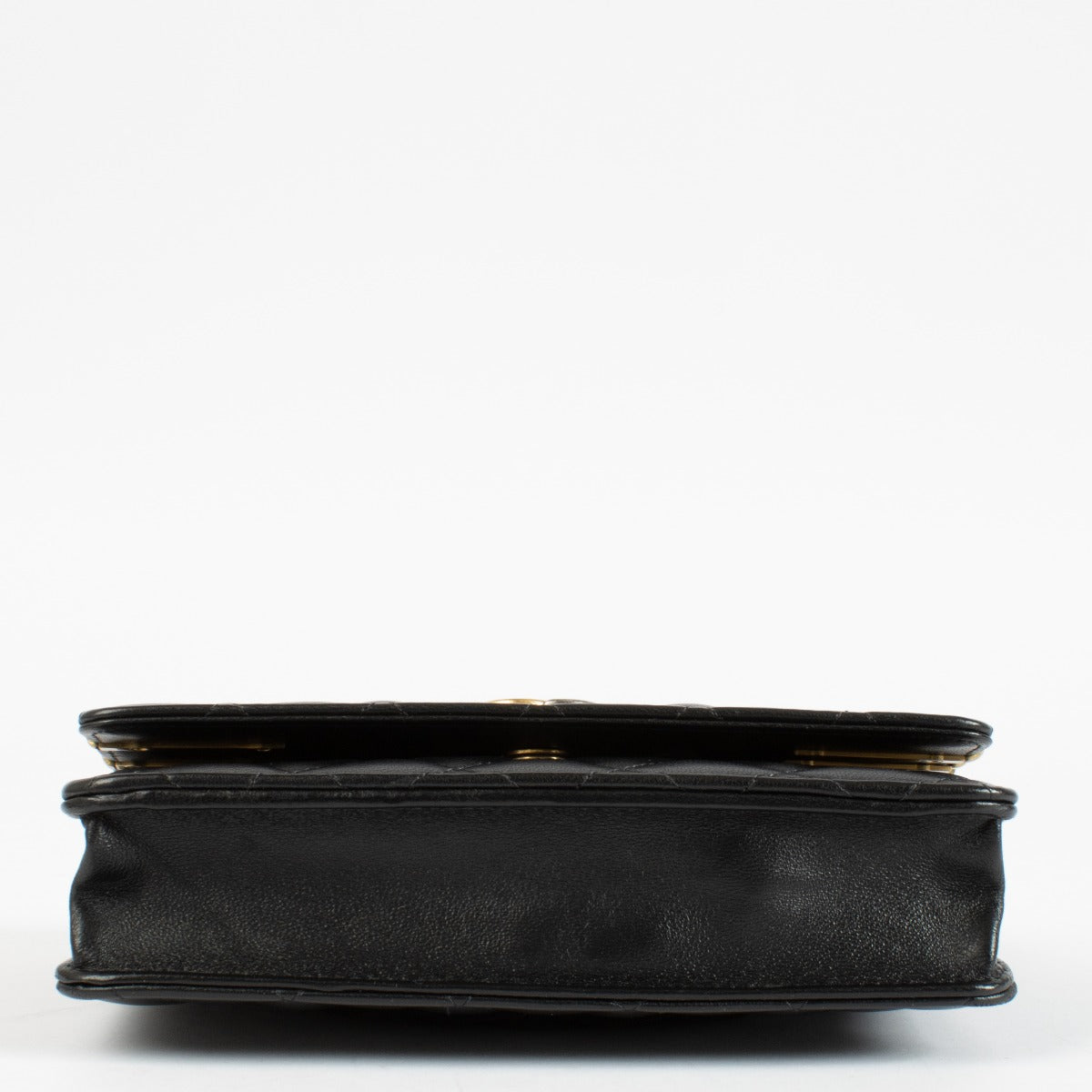 Authentic pre-loved Chanel Black Coco Clips Wallet On Chain on Labellov.com