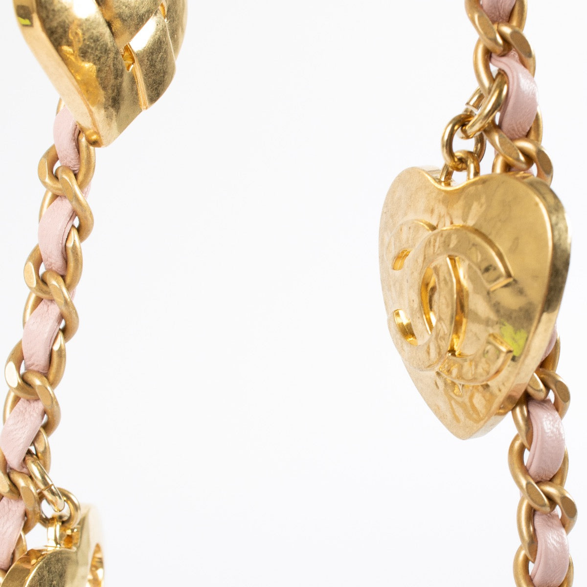 shop 100% authentic second hand Chanel Pink Lambskin Heart Chain Flap Bag on Labellov.com