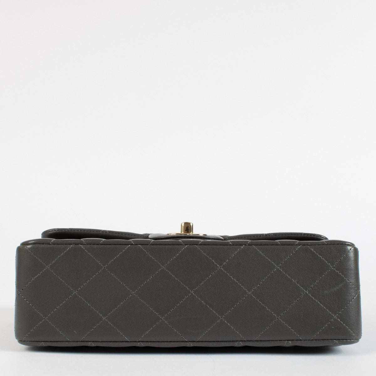 shop 100% authentic second hand Chanel Grey Lambskin Small Classic Flap Bag on Labellov.com