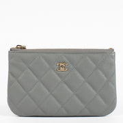 shop 100% authentic second hand Chanel Grey Caviar Small Ocase Pouch on Labellov.com