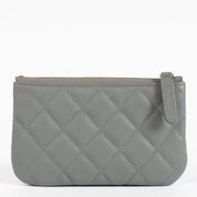 shop 100% authentic second hand Chanel Grey Caviar Small Ocase Pouch on Labellov.com