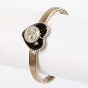 Authentic pre-loved Chanel 22B Heart Bangle Bracelet on Labellov.com