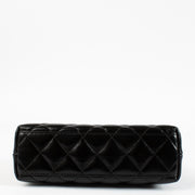 shop 100% authentic second hand Chanel Black Lambskin Kelly Nano Top Handle Bag on Labellov.com