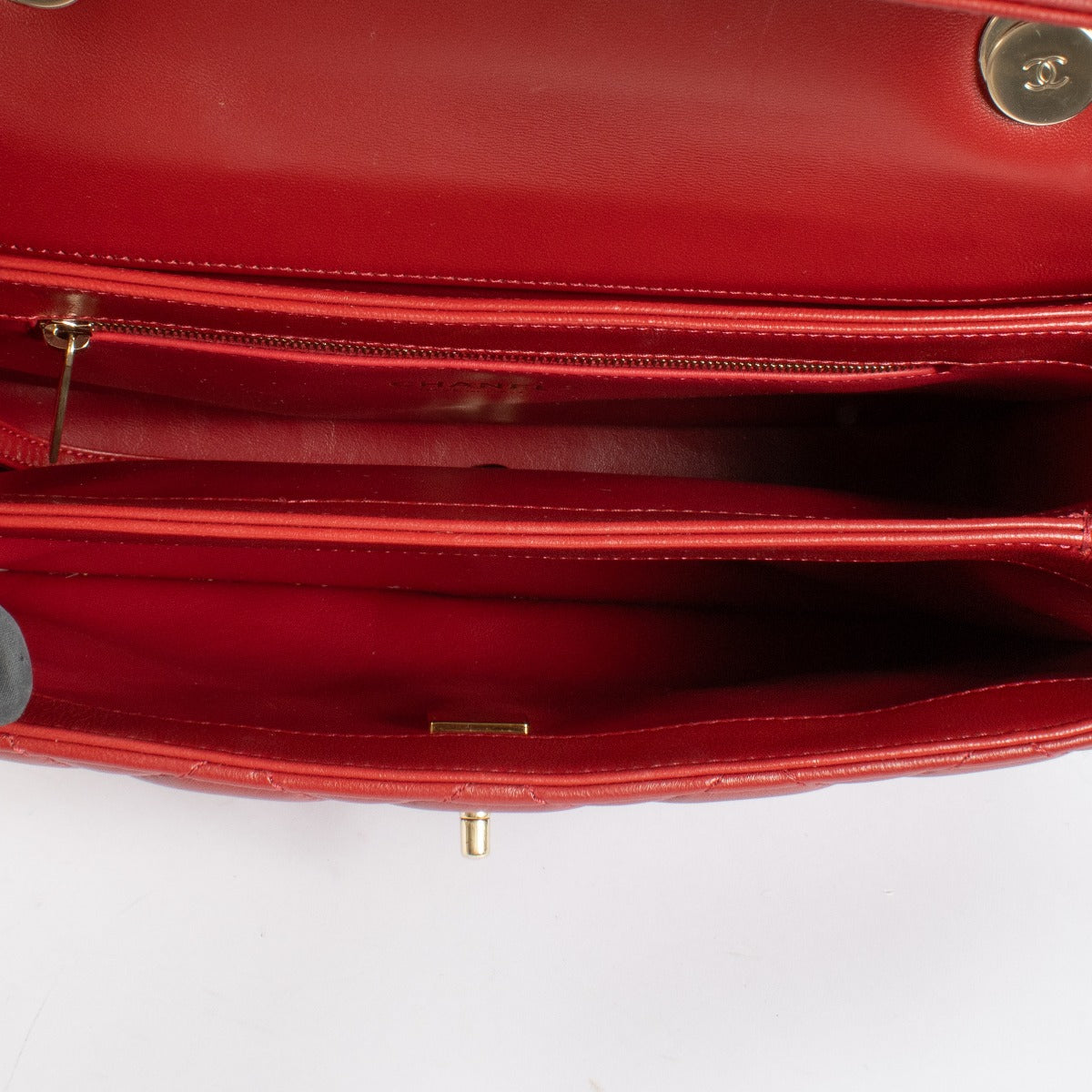 Chanel Red Medium Trendy CC Bag